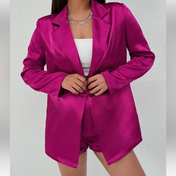 NWT Pink Blazer Set - Picture 2 of 2
